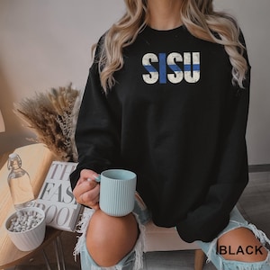 Sisu Suomi Finnish Finland Pride thing Nordic heritage graphic shirt Unisex Crewneck Sweatshirt