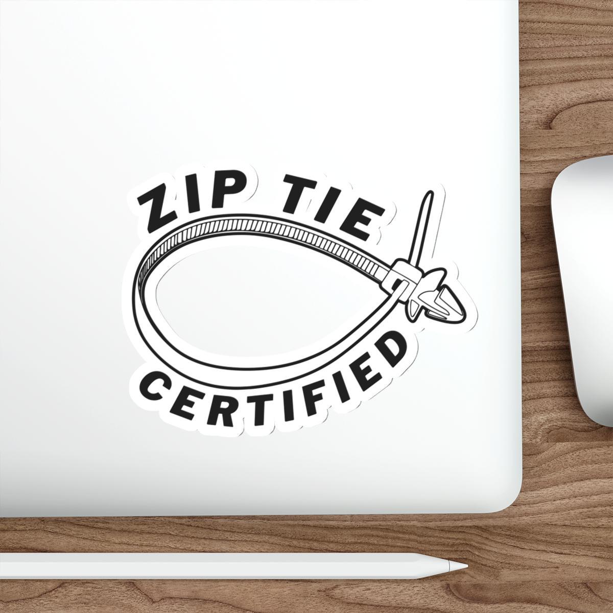Certified Cable Tie Technician Sticker - BS Plates