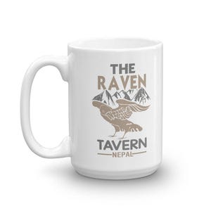 Kubek z motywem filmów z lat 80. w stylu retro The Raven Tavern Pomysł na prezent na Dzień Ojca zdjęcie 5