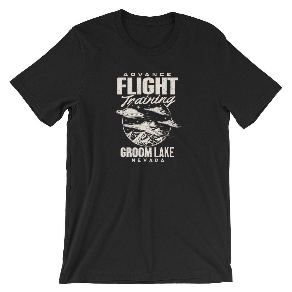 Discover UFO Hunter I want to believe Area 51 Pilot Groom lake Alien Short-Sleeve Unisex T-Shirt