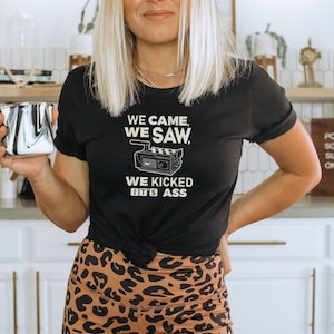 Funny We came we saw we kicked its ass ghost hunter Unisex Jersey Short Sleeve Tee T-Shirt