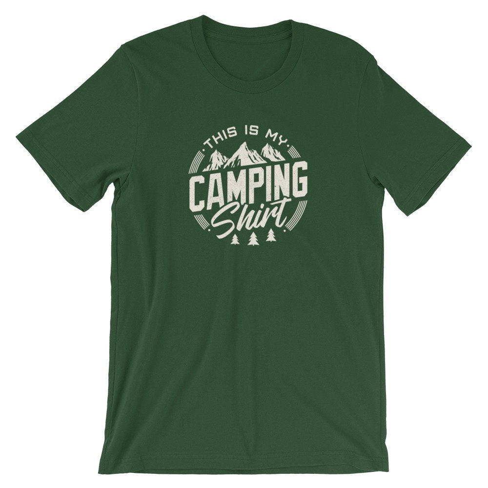Funny Camping Shirt This is My Camping Shirt Hiking Outdoors - Etsy
