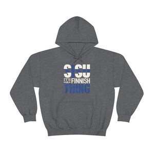 Sisu Suomi Finnish Finland Pride thing Nordic heritage graphic shirt Unisex Hoodie Hooded Sweatshirt image 7
