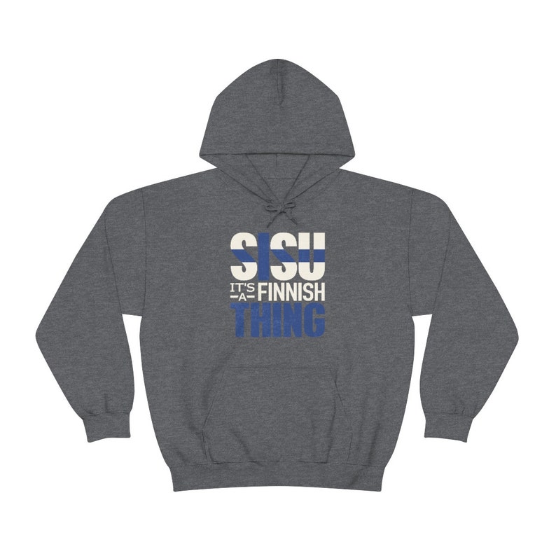 Sisu Suomi Finnish Finland Pride thing Nordic heritage graphic shirt Unisex Hoodie Hooded Sweatshirt image 7