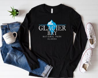 T-shirt à manches longues en Alaska pour le parc national de Glacier Bay
