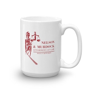 Nelson and Murdock Hell's Kitchen a really good lawyer law offices Mug