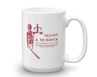 Nelson and Murdock Hell&#39;s Kitchen a really good lawyer law offices Mug