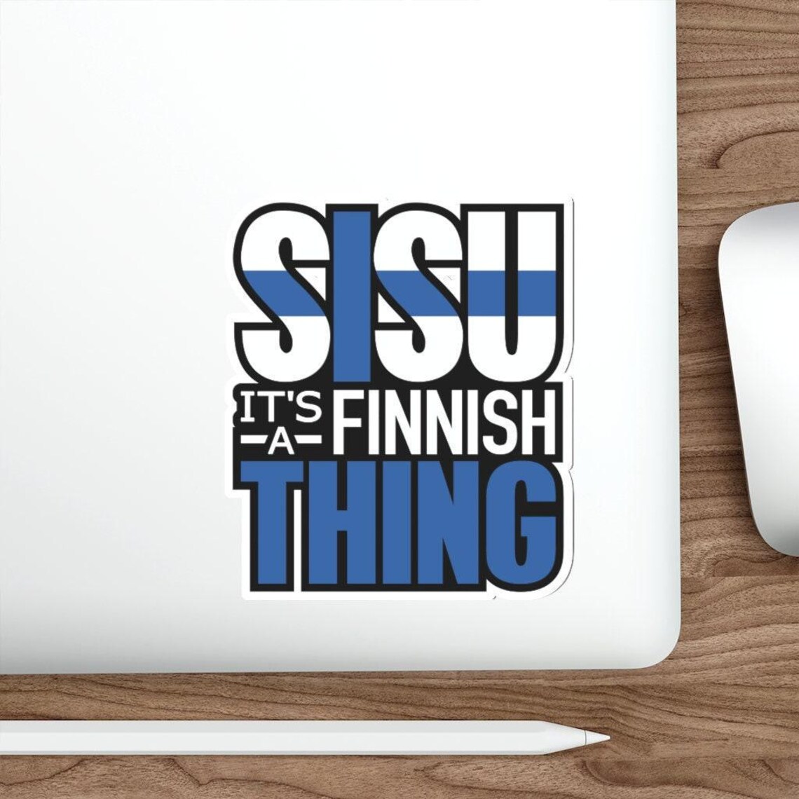 Sisu Thing Sticker Template Die-cut Stickers - Etsy