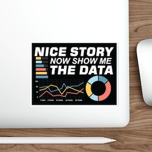 Funny Tech Data Scientist, Software Engineer, Office Gift, vinyl Indoor Outdoor laptop water bottle car Waterproof Die-Cut Sticker