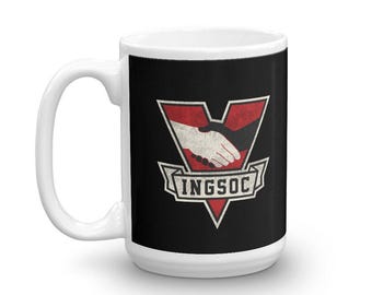 1984 George Orwell Ingsoc famous book Mug