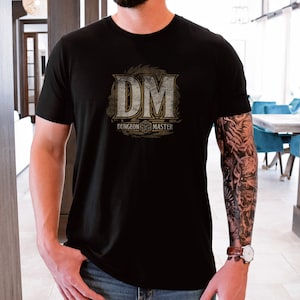 Dungeon Master gift for him KDP gift idea RPG DND game miniature game night Unisex Jersey Short Sleeve Tee T-shirt