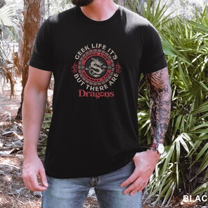 Geek Life   dnd dungeon master game master DM GM RPG tabletop games dnd d20 Unisex Jersey Short Sleeve Tee T-Shirt