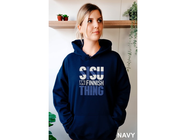 Sisu Suomi Finnish Finland Pride thing Nordic heritage graphic shirt Unisex Hoodie Hooded Sweatshirt image 4