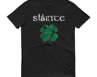 Slainte Irish Drinking Fun Short-Sleeve T-Shirt
