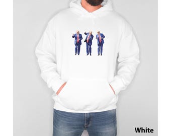 Dancing Trump Shirt, Funny Trump, Trump Dance, Trump 2024 Shirt, Daddys Home, Republican Shirt Gift Unisex Hoodie Hooded Sweatshirt
