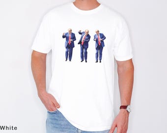 Dancing Trump Shirt, Funny Trump, Trump Dance, Trump 2024 Shirt, Daddys Home, Republican Shirt Gift COMFORT Colors Unisex Tee T-shirt