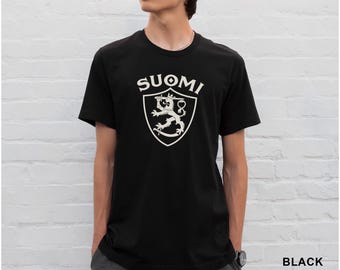 Chemise graphique Sisu Suomi Finnish Pridething héritage nordique