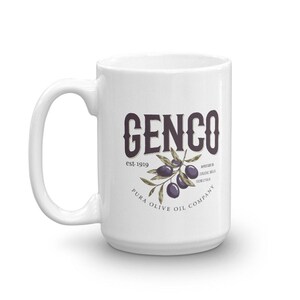 Retro Movie Genco Olive Oil Company Mug