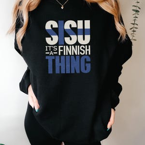 Sisu Finnish Finland Pride determination hard work Nordic pride heritage gift under 30 Unisex Crewneck Sweatshirt