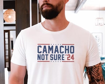 Funny Election 2024 Shirt, Camacho Shirt, Retro Movie, Unisex Jersey Short Sleeve Tee T-shirt