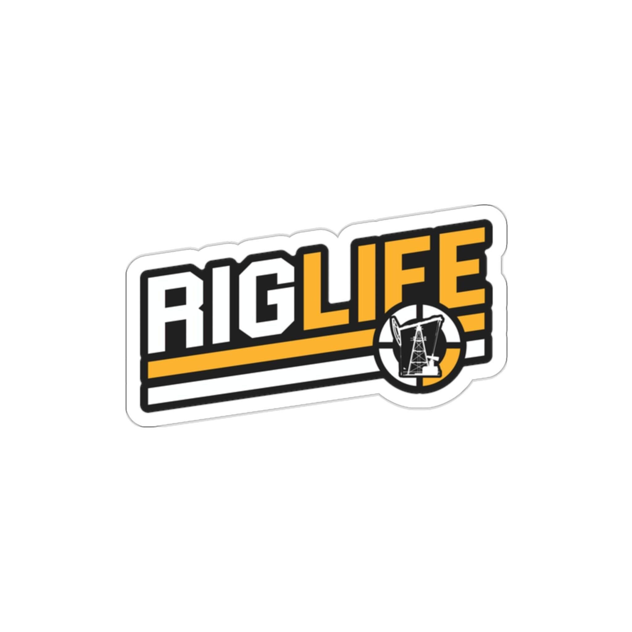 Oil Rig Worker Oilfield Rough Neck Sticker Indoor Outdoor Laptop Water ...