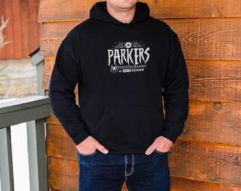 Peter Parkers Photography and web design Superhero Unisex Hoodie Hooded Sweatshirt
