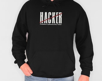 Zabawny Tech Geek Fajny Tester Bezpieczeństwa Cybernetycznego Etyczny Haker Programista Oprogramowania Cyber Ekspert Prezent dla Niego Bluza z Kapturem Unisex Bluza z Kapturem