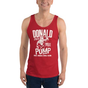 Donald Trump Wahl 2024 Donald Pump Make Amerika Wieder, Unisex Tank Top