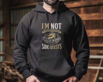 Funny DND Dungeon master procrastinator Unisex Hoodie Hooded Sweatshirt