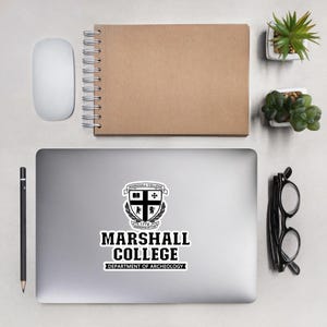 Marshall College Department of Archaeology Bubble-free stickers