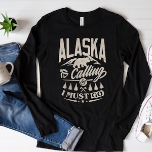 Alaska Vacation Love Alaska Cruise Summer Vacation Long Sleeve T-Shirt