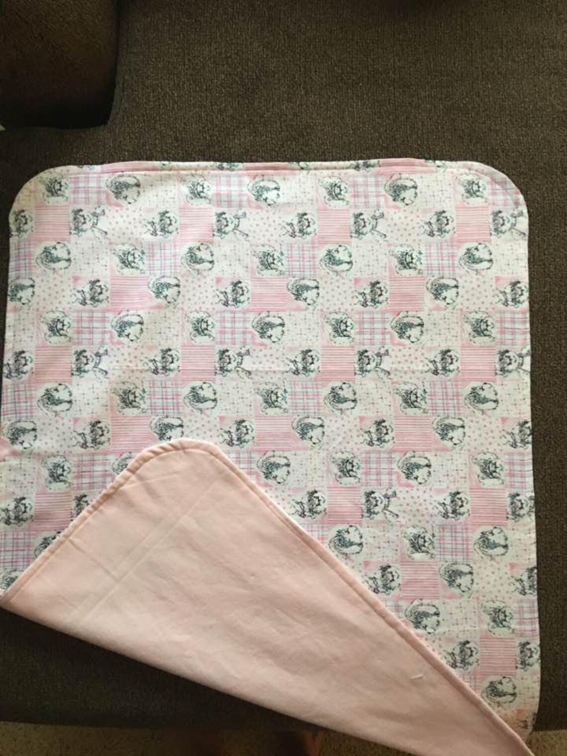 Baby's Receiving Blanket and 2 Burp Cloths matching Etsy