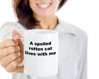 Funny cat mug, cat mom mug, cat coffee mug, cat owner gift, custom cat mug, pet lover, cat lover mug, personalized cat mug, cat dad mug