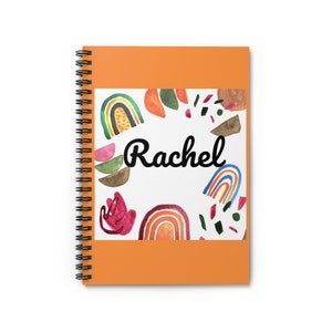 Spiral Notebook, Notebook and Journal, Notebook and Planner, Notebook Personalized, Notebook for School, Notebook College, Notebook for Work