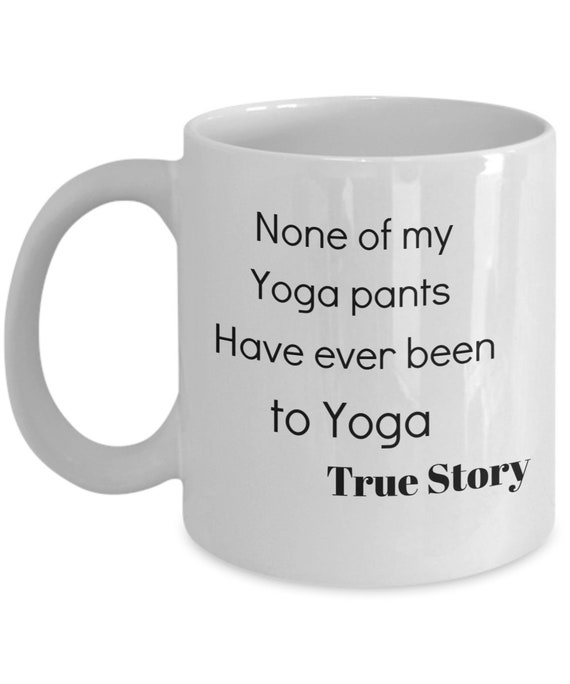 yoga coffee mug