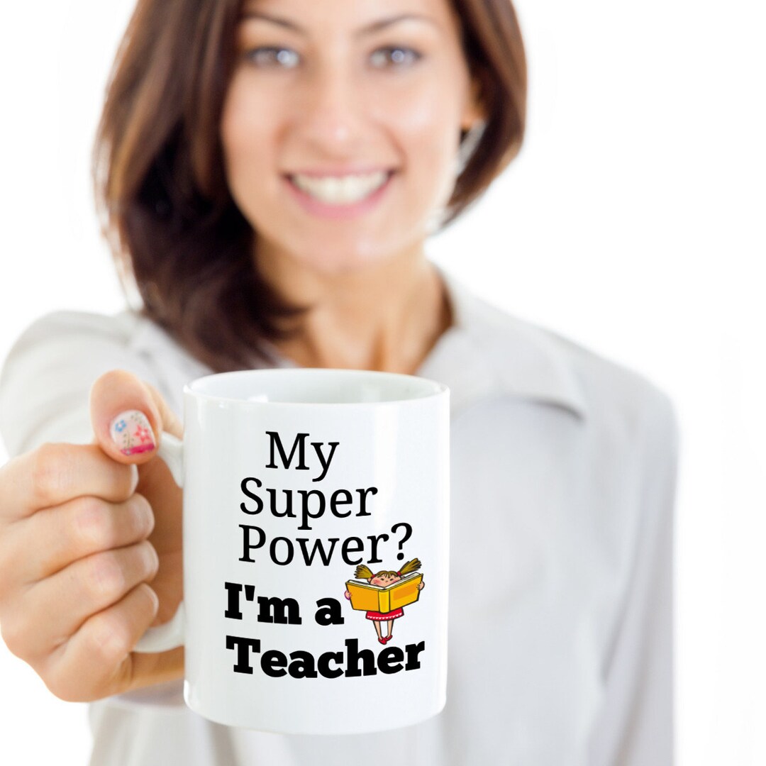 Cadeaux personnalisés pour les enseignants - Tasse à café dorée de 11 oz personnalisée avec photo