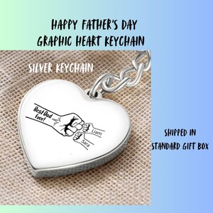 fist bump keychain, dad fist bump key chain, dad fist bump personalized, best dad ever, fist bump dad, papa fist bump, heart keychain