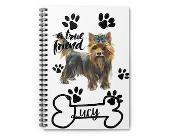 Spiral Notebook, Dog Lover, Dog Lover Gift, Notebook and Planner, Notebook and Journal, Dog Personalized Gift, Notebook for School