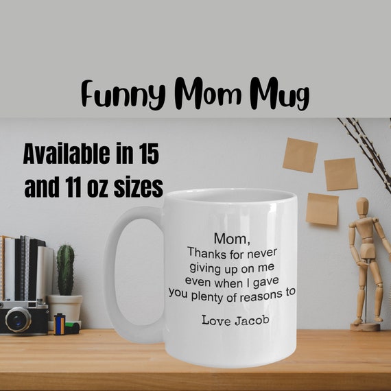  Tstars Mom Mug Gifts From Daughter Son Mothers Day Funny Coffee  Mugs for Moms 11 Oz. White : Home & Kitchen