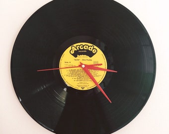 Record clock / Vinyl record clock / Vintage record clock