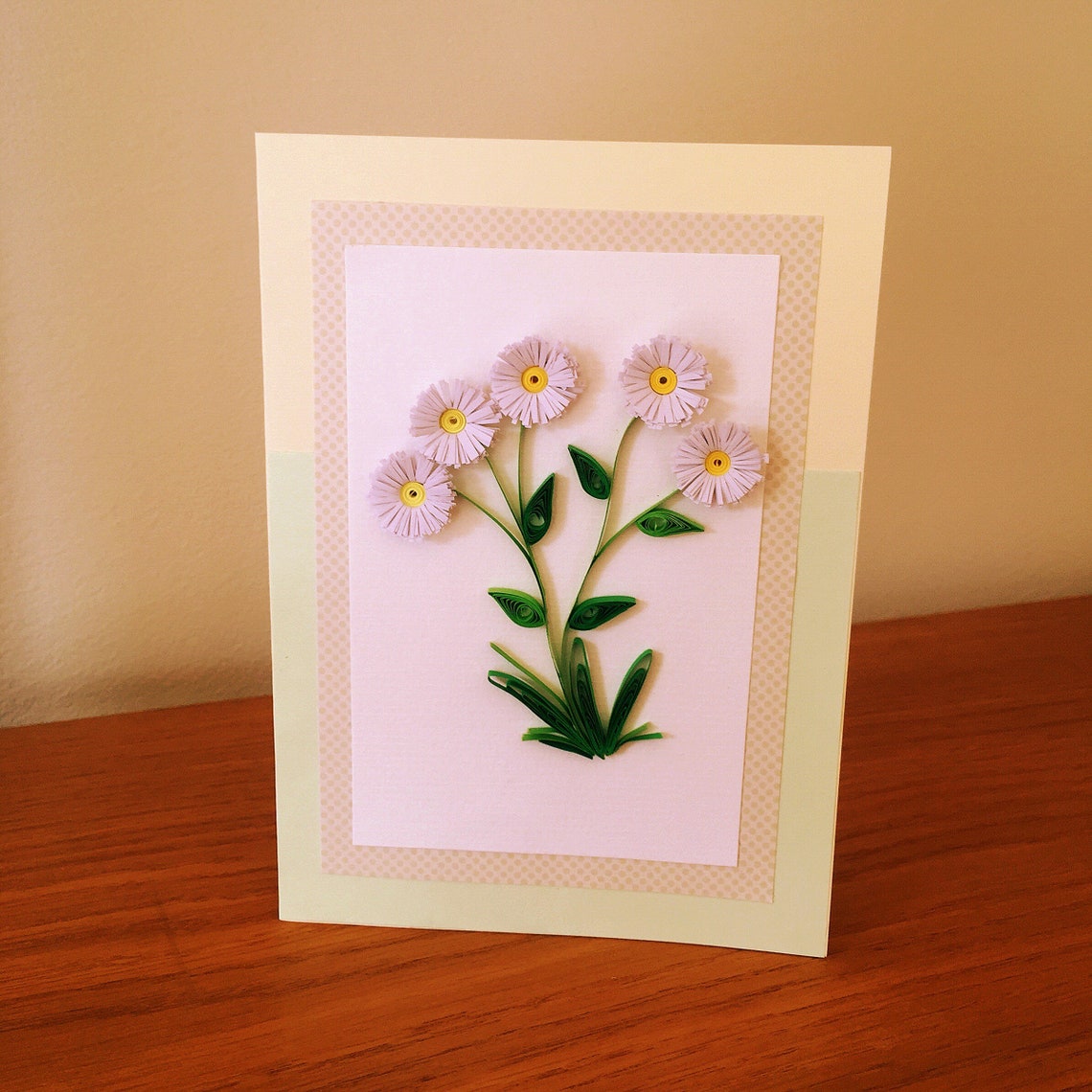Quilled Daisy Greetings Card for Birthday, Wedding, Baby Shower - Etsy