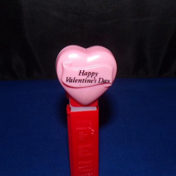 Happy Valentine's Day Pink Heart Pez Dispenser