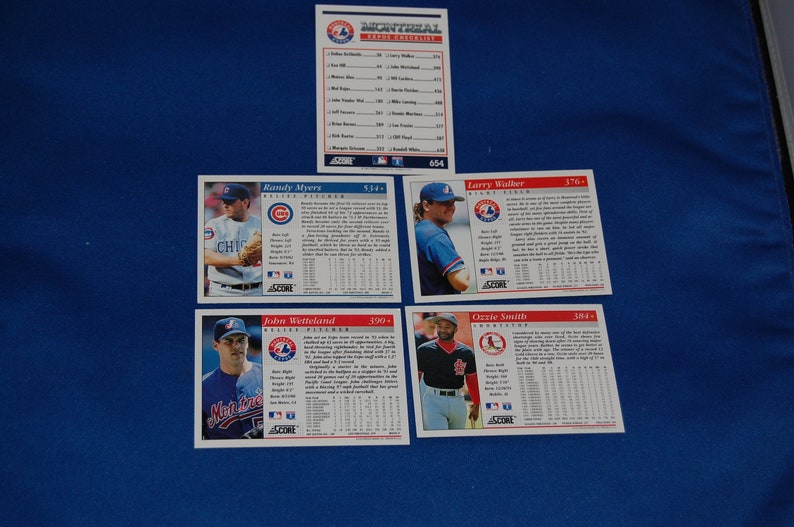 Vintage Lot of 20 1994 Score Baseball Cards