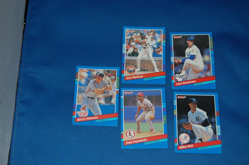 Lot of 20 1991 Donruss Baseball Cards