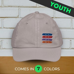 Youth Turtle Mask Hat | Ninja Turtle Kids Hat, 90s Nostalgia Hat, Adjustable Hat for Kids
