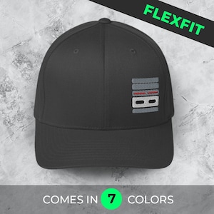 casquette vintage Game Button | Casquette ajustée Flexfit