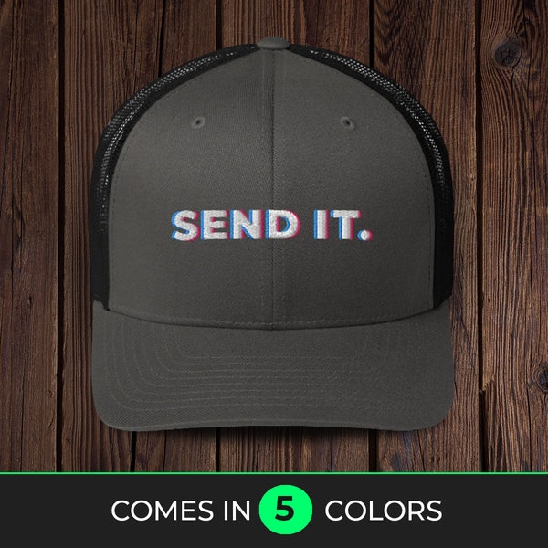 Send It | Gaming Trucker Hat, Gamer Snapback Hat