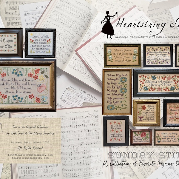 Heartstring Samplery Etsy