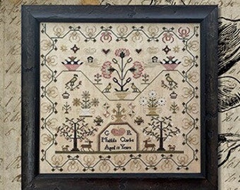 SHAKESPEARE'S PEDDLER "Matilda Clarke: Aged 10 Years" Counted Cross Stitch Pattern, Sampler, Chart Pattern Only