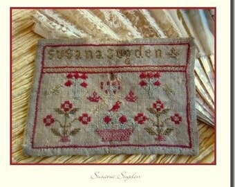 GIGI R "Petite Susana" • Counted Cross Stitch Pattern • Sampler • Chart • Reproduction Sampler • Pattern Only